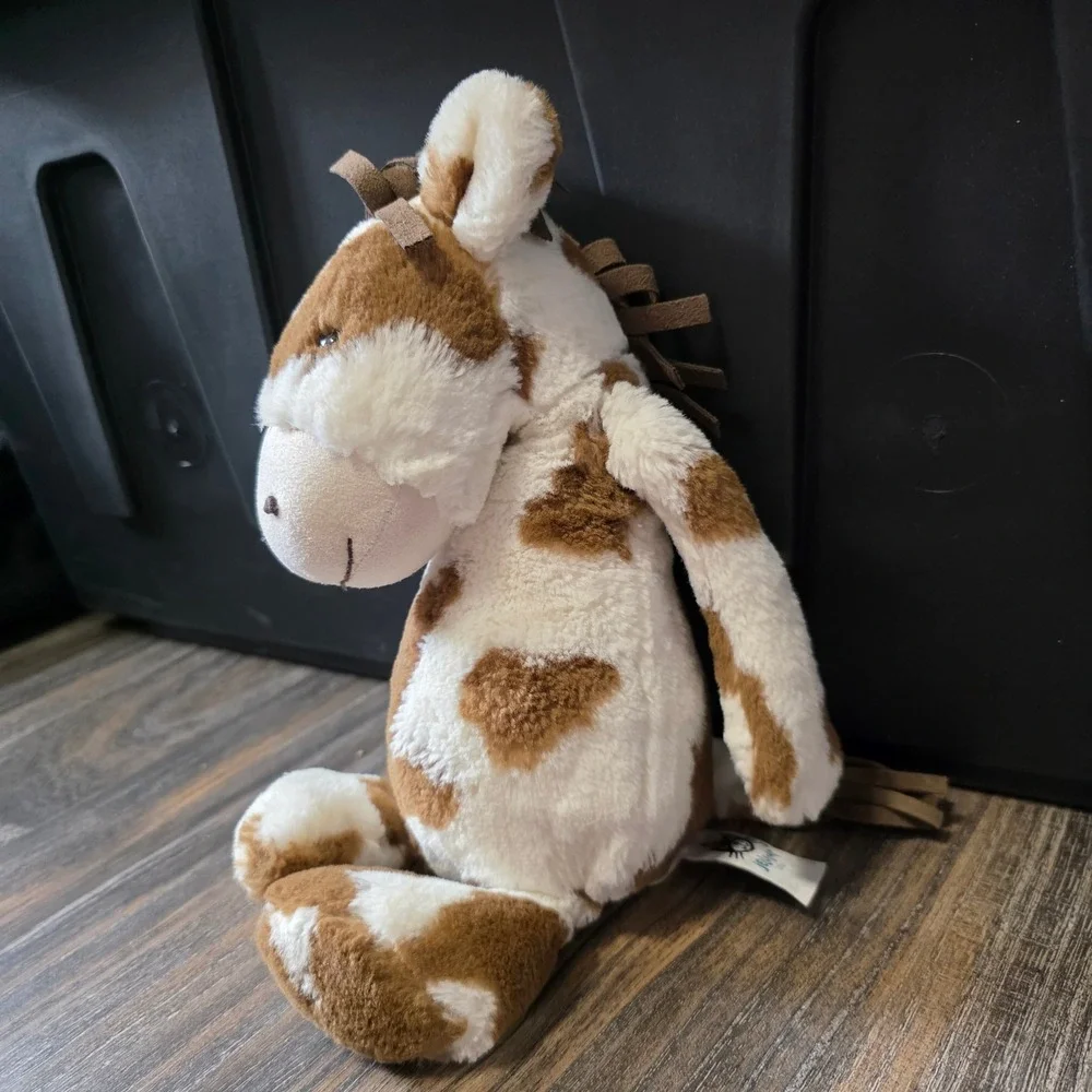 Retired Jellycat London Bashful Pinto Pony Plush Stuffed Animal  12 Inch